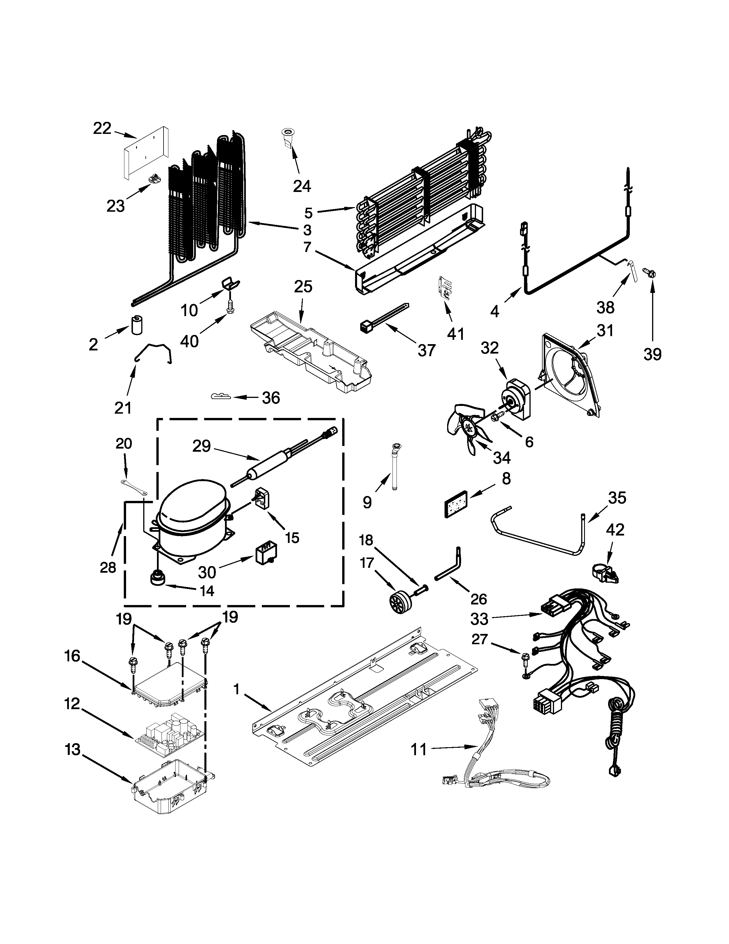 Maytag MFB2055DRH01 unit parts diagram