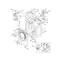Whirlpool 7MWED90HEFW0 cabinet parts diagram