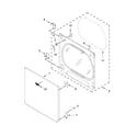 Whirlpool 7MWGD8500EC2 door parts diagram