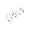 Jenn-Air JJW2727DS01 lower oven door parts diagram