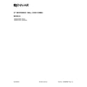 Jenn-Air JMW2427DS01 cover sheet diagram