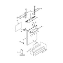 Whirlpool WDT720PADB1 door and panel parts diagram