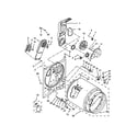 Crosley CED137SDW1 bulkhead parts diagram