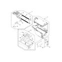 Whirlpool WFW8740DC1 dispenser parts diagram