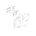 Whirlpool WGG755S0BH06 lower door parts diagram