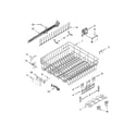 Jenn-Air JDB9000CWS1 upper rack and track parts diagram