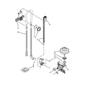 Maytag MDB8959SFH0 fill, drain and overfill parts diagram