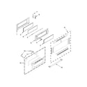 Maytag MET8720DH03 upper door parts diagram