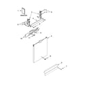 Whirlpool WDF760SADW0 door and panel parts diagram