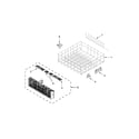 Whirlpool WDF760SADW0 lower rack parts diagram