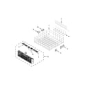 Whirlpool WDT920SADE0 lower rack parts diagram