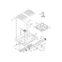 Whirlpool WGG745S0FE01 cooktop parts diagram