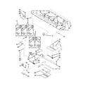 Whirlpool WGG745S0FE01 manifold parts diagram