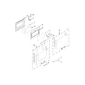 Whirlpool WGG745S0FE01 lower door parts diagram