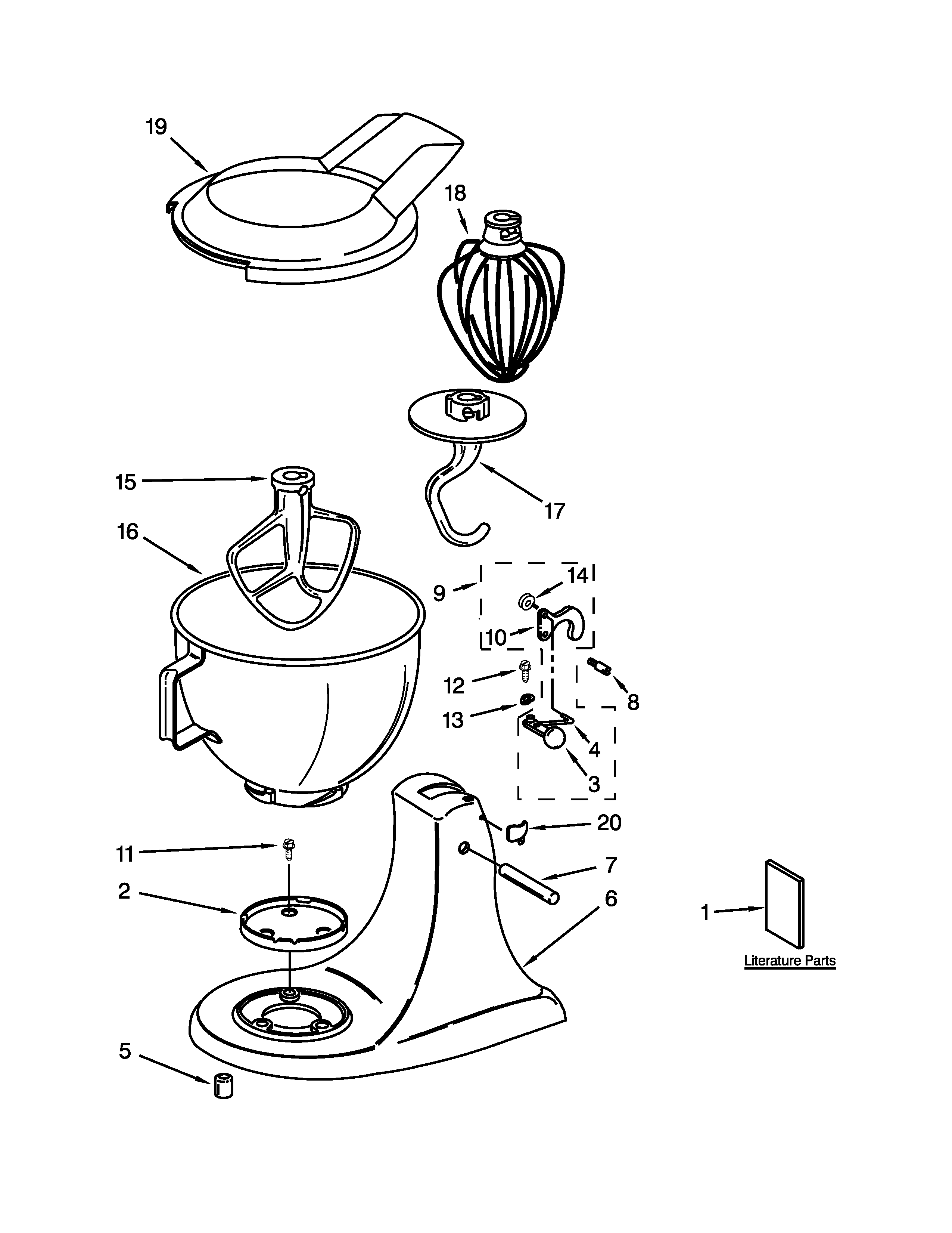 KitchenAid 5KSM150PSSOB4 base and pedestal unit parts diagram