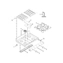 Whirlpool WGG755S0BH07 cooktop parts diagram