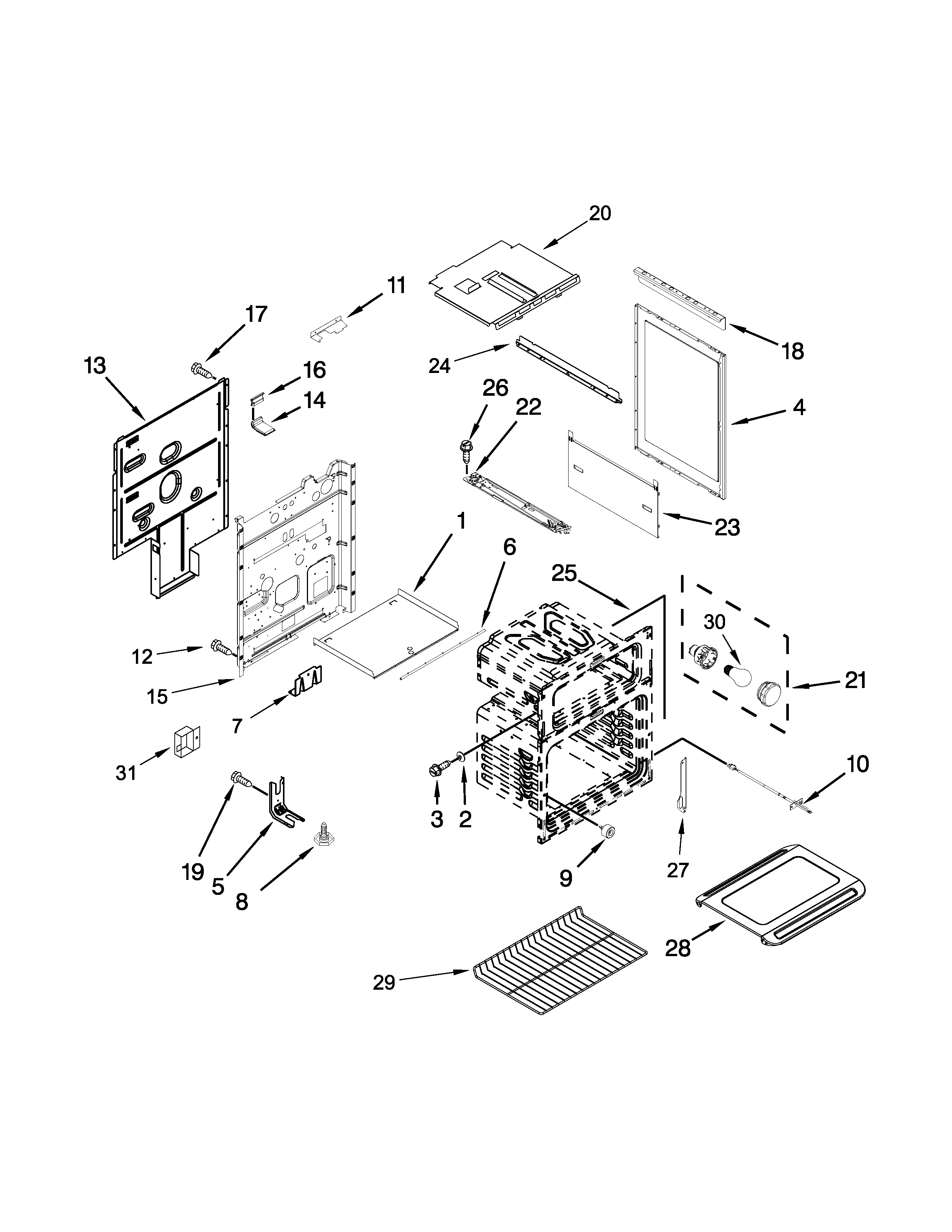 Ikea IGS900DS05 chassis parts diagram