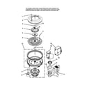 Maytag MDBM601AWB3 pump and motor parts diagram
