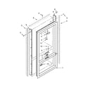 KitchenAid KBFN402EPA00 cabinet trim parts diagram
