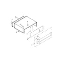 KitchenAid KBFN402EPA00 top grille and unit cover parts diagram