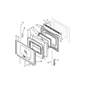 Whirlpool WEC310S0FW0 door parts diagram