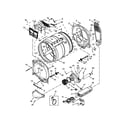 Whirlpool WED8500DR3 bulkhead parts diagram