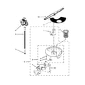 Whirlpool WDF120PAFW0 pump, washarm and motor parts diagram