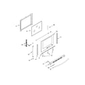 Whirlpool WFG715H0EH1 door parts diagram