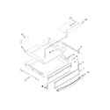Whirlpool WFG715H0EH1 drawer parts diagram