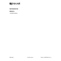 Jenn-Air JFC2290VTB5 cover sheet diagram