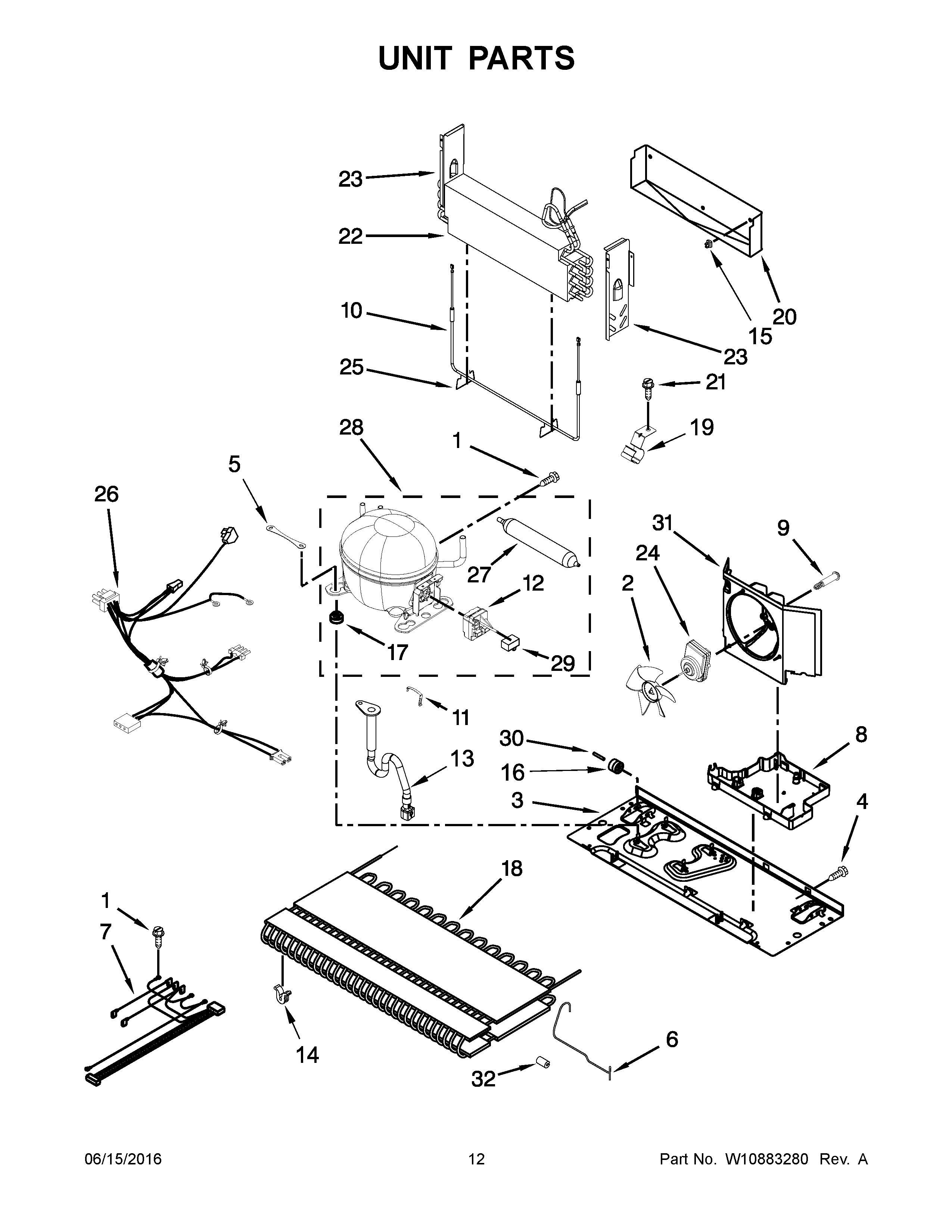 Maytag MBF1958FEH00 unit parts diagram