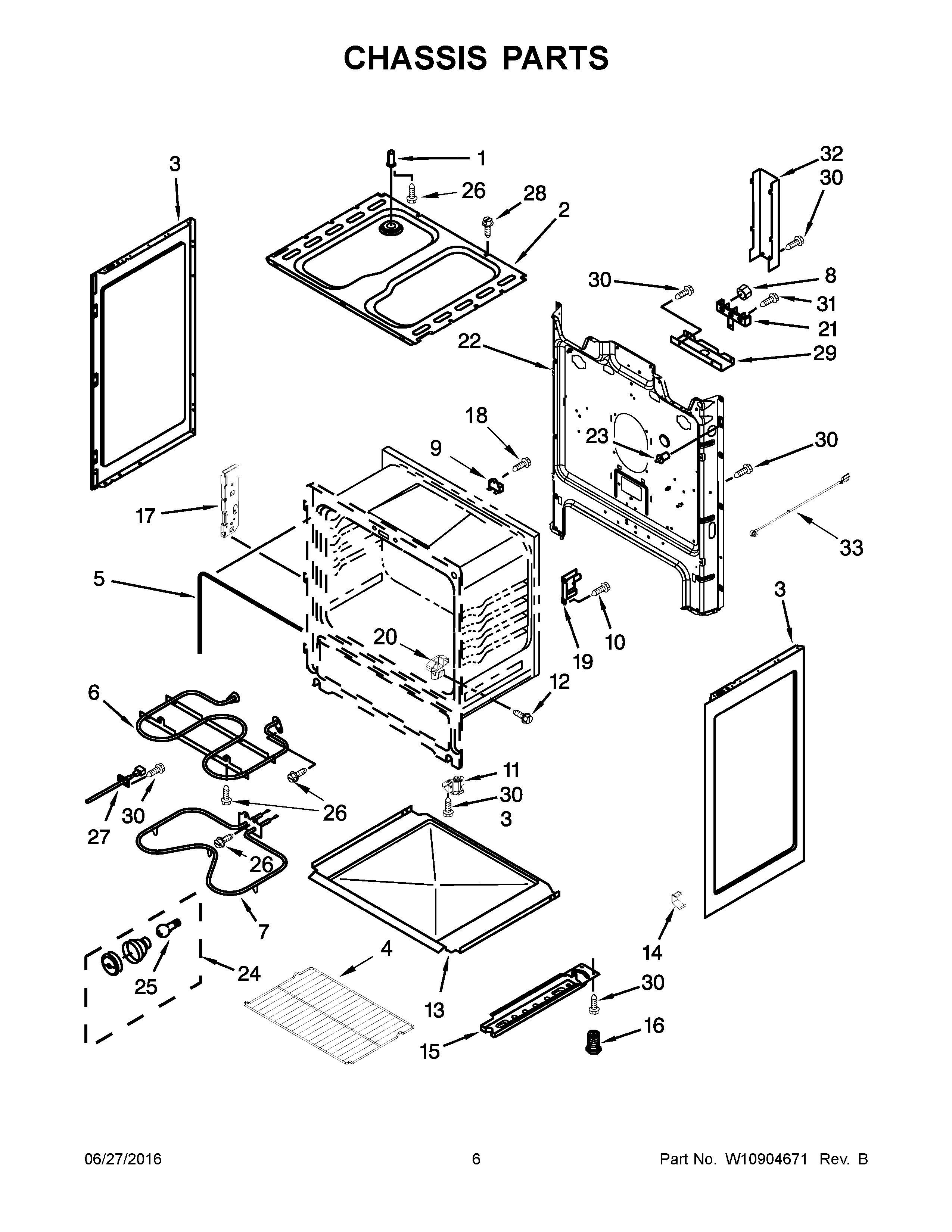 Amana YACR4303MFW0 chassis parts diagram