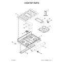 Maytag MGT8820DS06 cooktop parts diagram