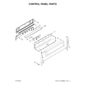 Maytag MGT8820DS06 control panel parts diagram
