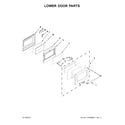 Maytag MGT8820DS06 lower door parts diagram