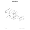 Jenn-Air JGS1450DS1 door parts diagram