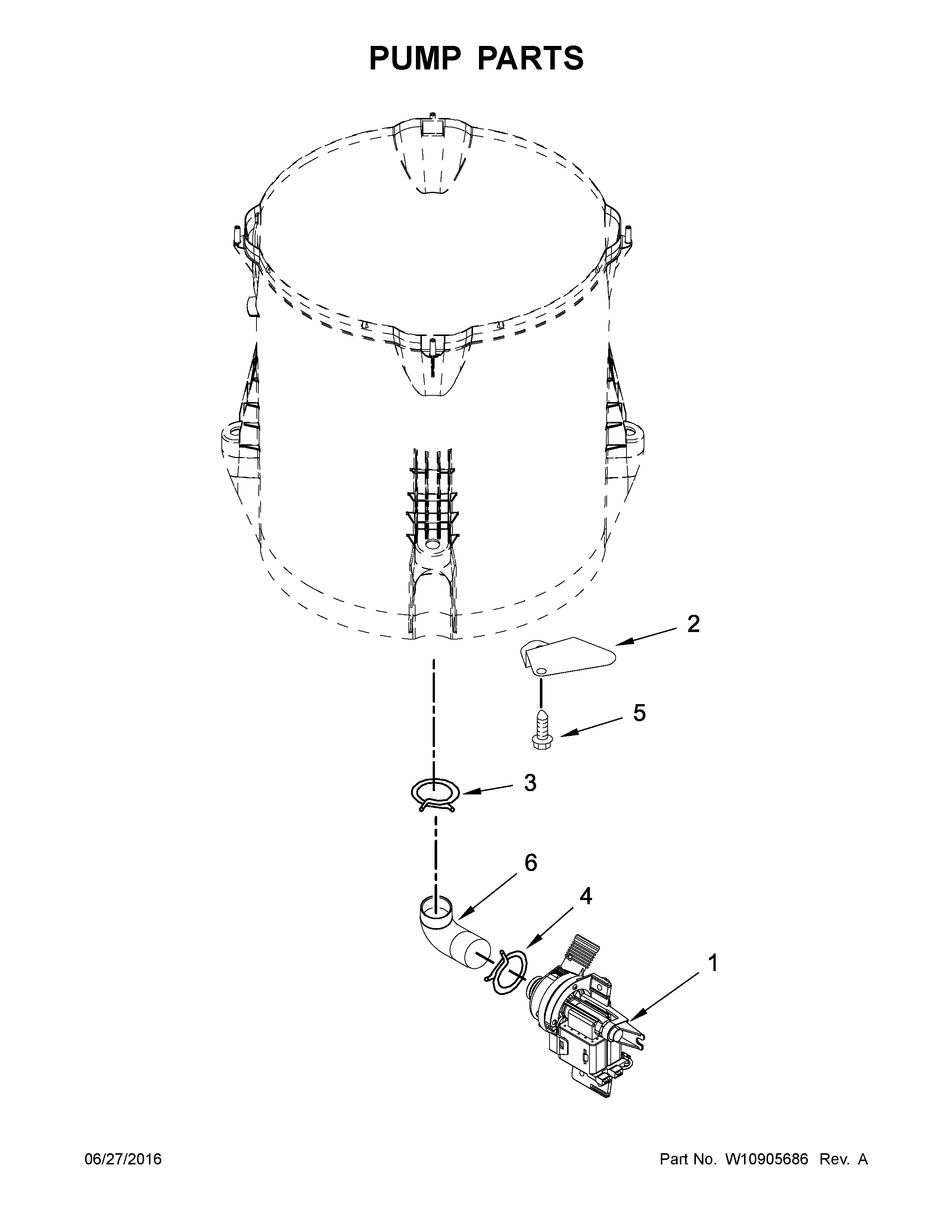Whirlpool WTW8000DW1 pump parts diagram
