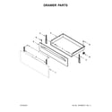 Amana AER6603SFS0 drawer parts diagram