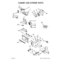 KitchenAid KOCE507EBS02 cabinet and stirrer parts diagram