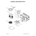 KitchenAid KOCE507EBS02 internal microwave parts diagram