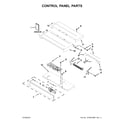 Maytag MEW9630FZ01 control panel parts diagram