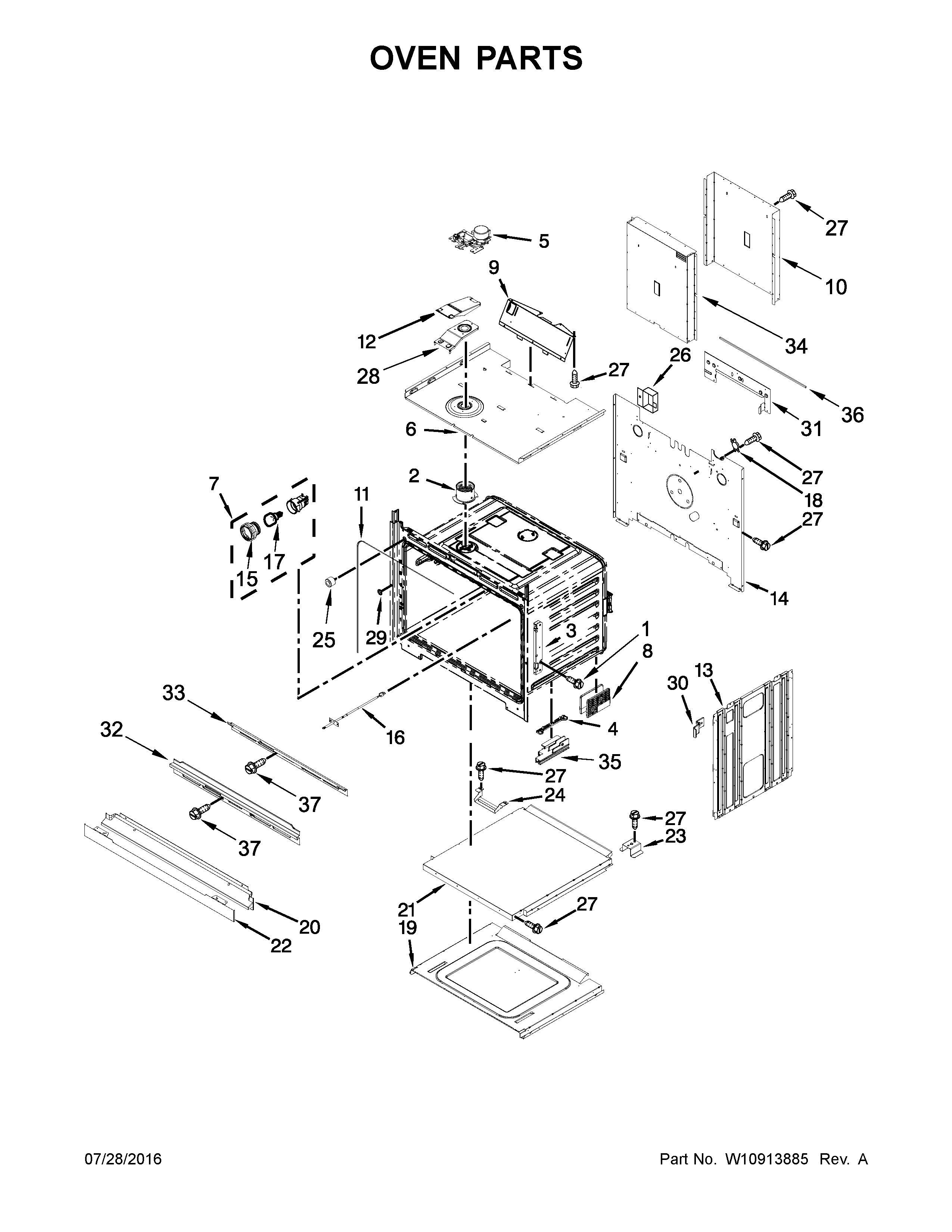 Maytag MEW9630FZ01 oven parts diagram