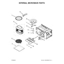 KitchenAid KOCE507EBL05 internal microwave parts diagram