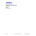 Ikea IMH172FS0 cover sheet diagram