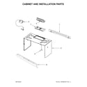 Ikea IMH172FS0 cabinet and installation parts diagram
