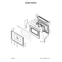 Whirlpool WFG530S0EW1 door parts diagram