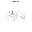 Whirlpool WFG530S0EW1 drawer parts diagram