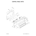 KitchenAid YKFES530ESS1 control panel parts diagram