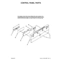 Jenn-Air JDB1255AWW2 control panel parts diagram