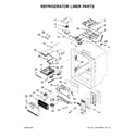 Jenn-Air JFX2897DRP00 refrigerator liner parts diagram